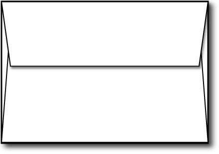 White A1 Envelopes, 3 5/8' X 5 1/8' - 250 Envelopes - Desktop Publishing Supplies Brand Envelopes