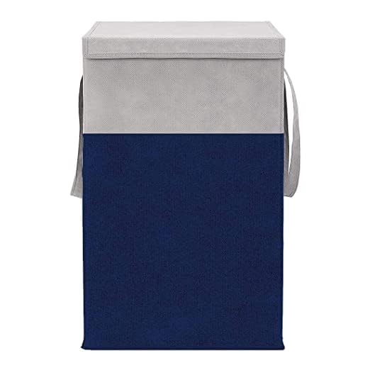 Brandlift Folding Laundry Basket 75 Litre Large Clothes Hamper With Lid And Side Handles | Collapsible Freestanding Storage Bin 