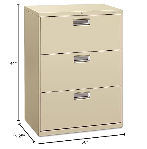 600 Series 30Amp;Quot;Amp;Quot; Wide 3-Drawer Lateral File, Putty (Hon673Ll)