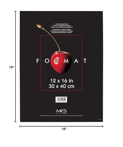 Mcs Format Frame, 12 X 16 In, Black