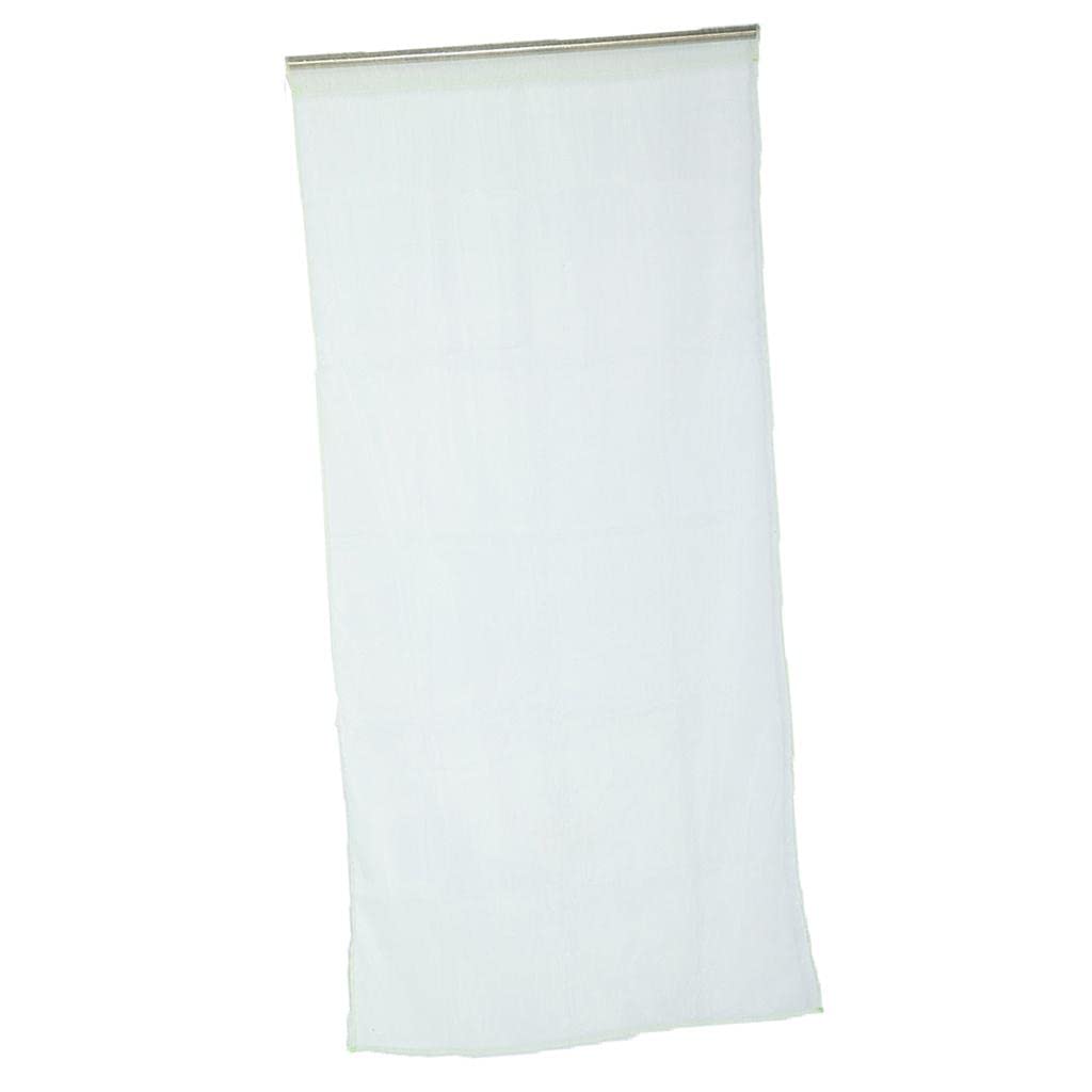 KRAAFTAR 100x200cm Window Door Curtain Panel Drape Tulle Room Balcony Divider Green