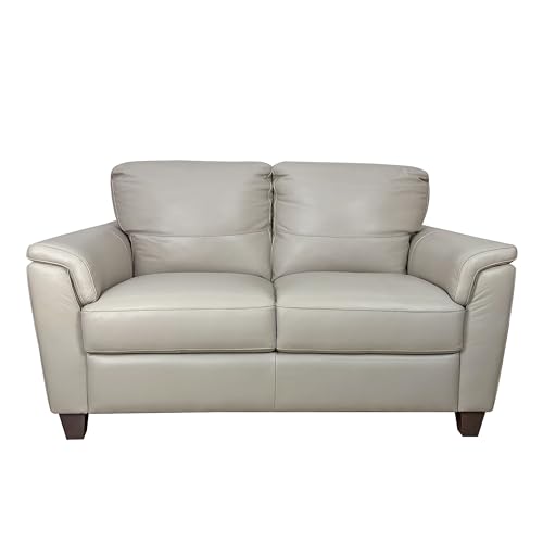 Acme Furniture 62&quot; L Leather Upholstery Loveseat, Beige