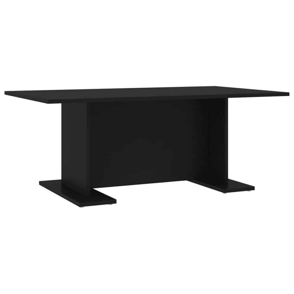 vidaXL Coffee Table Black 40.7"x23.6"x15.7" Engineered Wood