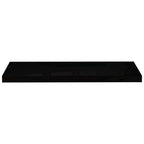 Vidaxl Floating Wall Shelves 2 Pcs High Gloss Black 31.5''X9.3''X1.5'' Mdf