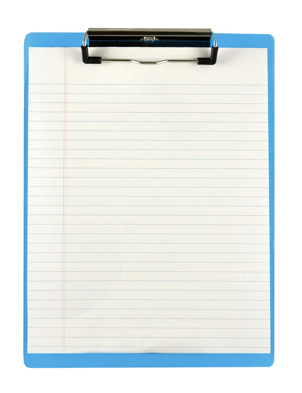 Saunders Us-Works 21567 Acrylic Clipboard - Blue, Letter/A4 Size, High-Clarity Shatter Resistant Writing Clipboard With Inch/Met