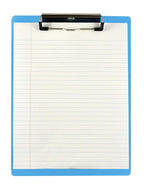 Saunders Us-Works 21567 Acrylic Clipboard - Blue, Letter/A4 Size, High-Clarity Shatter Resistant Writing Clipboard With Inch/Met