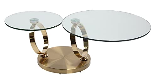 Neos Modern Furniture Coffee Tables, Gold