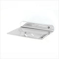 GRIVAN Wall Mount Stainless Steel Square Shape Single Soap Holder Usable for Bathroom, Kitchen and Wash Basin Area/Soap Dish/Bat