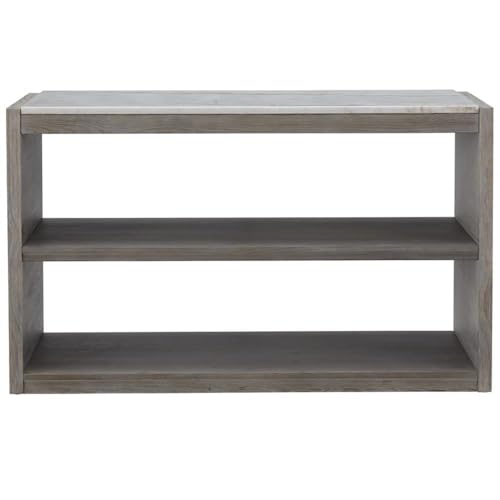 Progressive Furniture Gray Moonbeam Marble Top Sofa/Console Table in Moonlit