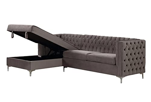 Acme Sullivan Sectional Sofa - Thumbnail 2