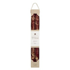 Pure White With Gold By Northern Lights 12 Decorative Tapers (2 Pack)