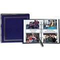 3-ring 2-up slip-in pocket NAVY-BLUE binder album for 400 photos - 4x6