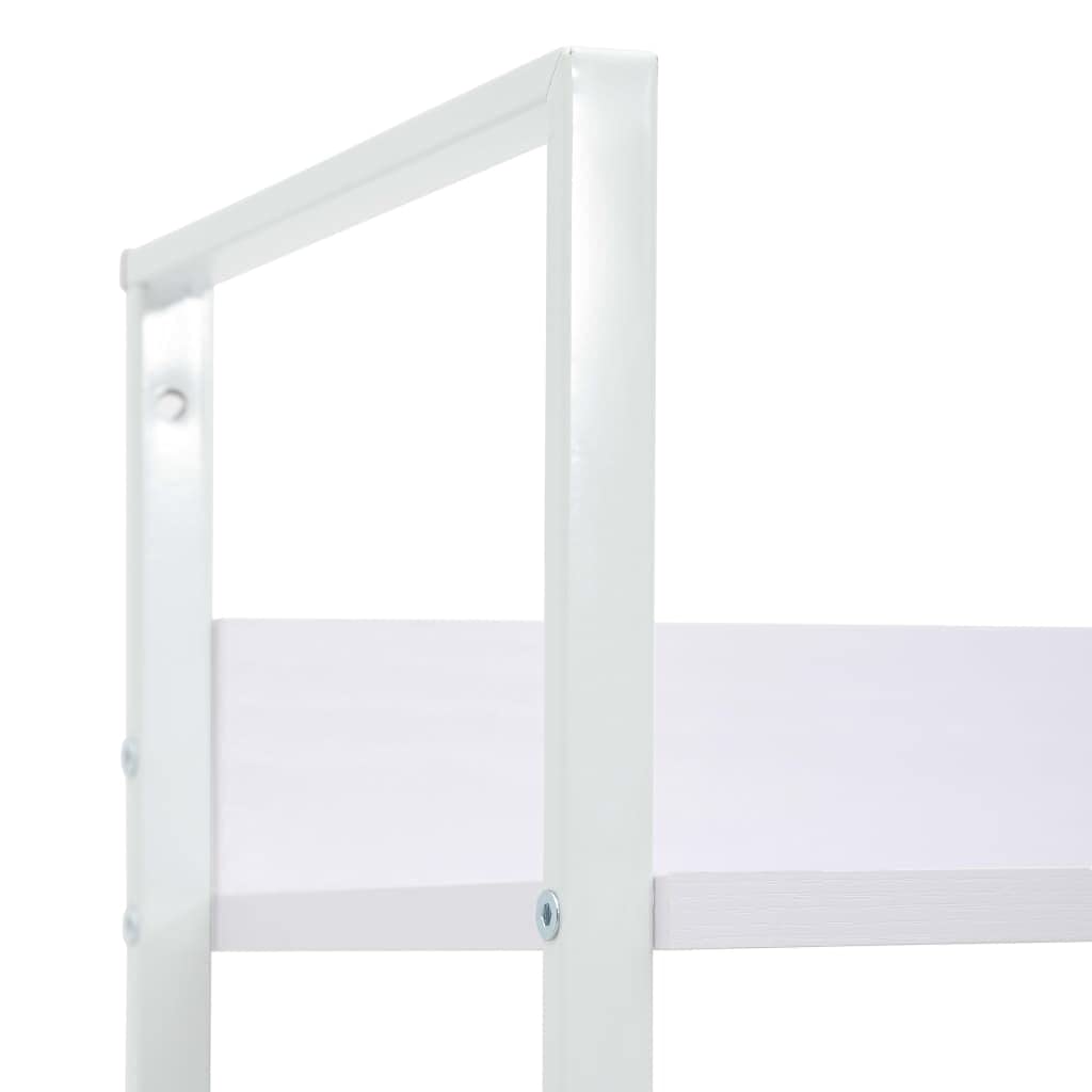 vidaXL 5-Layer Book Shelf White 60x27.6x158.5 cm Engineered Wood, 288228