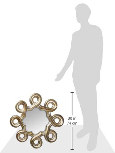 Cal Lighting Wa-2155Mir Traditional Mirror From Tivoli Collection In Bronze/Dark Finish