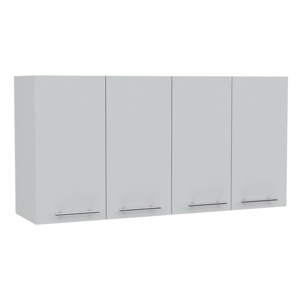 Kitchen Cabinet Durham, Four Doors - White