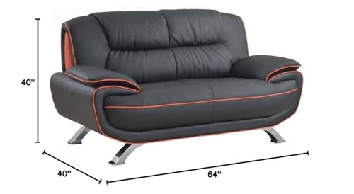 HomeRoots Decor Loveseat - Thumbnail 2