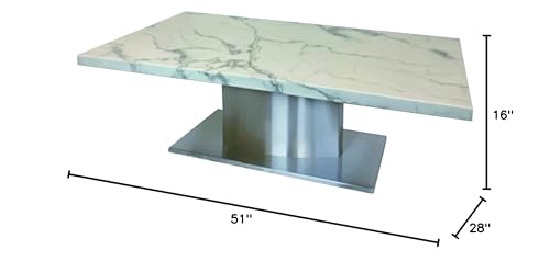 Neos Modern Furniture Coffee Tables, Marble