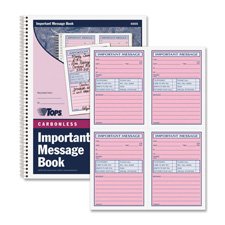 Tops Carbonless Important Message Book