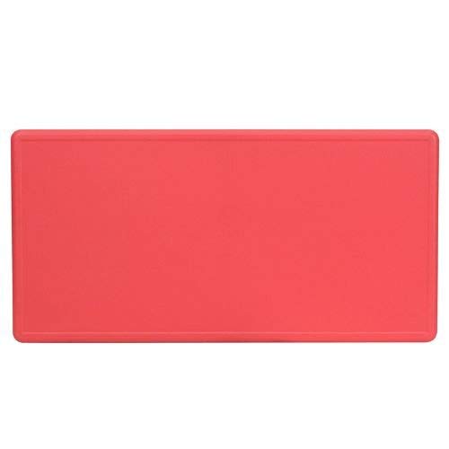 Flash Furniture Height Adjustable Rectangular Red Plastic Activity Table, 24 x 48"