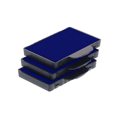 Trodat Replacement Ink Cartridge 6/56 - Pack Of 3 Color Blue