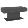vidaXL Coffee Table Household Living Room Office Furniture Accent Couch Center Side End Sofa Coffee Table Desk Gray Engineered Wood