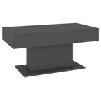 vidaXL Coffee Table Household Living Room Office Furniture Accent Couch Center Side End Sofa Coffee Table Desk Gray Engineered Wood