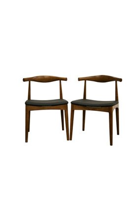 Wholesale Interiors Sonore Solid Wood Mid Century Style Dining Chair (Set of 2)