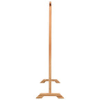 vidaXL Clothes Rack, 49.2"x59", Solid Oak Wood, Brown, Space-Saving, Easy-to-Assemble, Suitable for Bedroom or Cloakroom