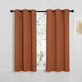 Nicetown Blackout Kitchen Curtains For 50 Inches Long - Grommet Thermal Insulated Window Treatments Light Blocking Drapes For Be