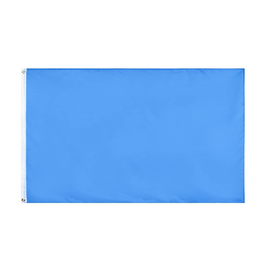 3X5 Foot Solid Blue Flag - Plain Blue Flags