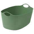 Flexi laundry basket, in/outdoor, green, 35 l (9 gallon)