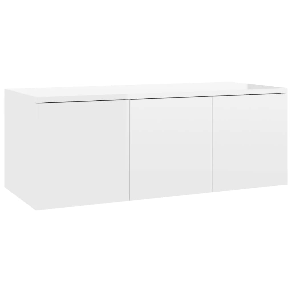 vidaXL TV Stand, TV Stand for Living Room, Sideboard with Drawer, TV Console Media Unit Cupboard, Scandinavian Style, Gray Engineered Wood