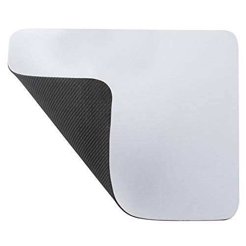 4 Pieces Blanks White Rectangular Rubber Base Fabric Surface Mouse Pads Sublimation Heat Press Thermal Transfer Mouse Pad 22 X 1