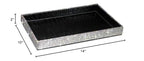 Bestblingbling Classic Bling Rhinestone Jewelry Or Makeup Storage Box Organizer Display Storage Case For Desk Or Table(Silver)