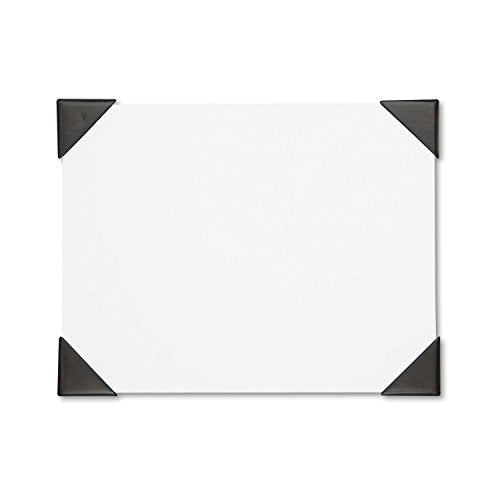 Doodle Desk Pad, 50-Sheet White Pad, Refillable, 22 X 17, Brown
