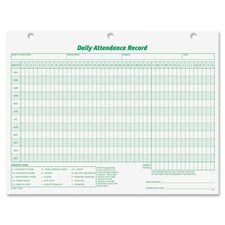 Tops Daily Attendance Record Forms