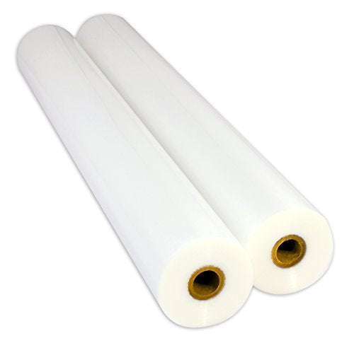 Usi Premium Thermal Low-Temp Eva Roll Laminating Film, 1 Inch Core, 5 Mil, 12 Inches X 200 Feet, Clear, Gloss Finish, 2-Pack