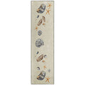 Seabreeze Sz9 Ivory Coastal Rug Runner 2' 3" X 7 ' 6"