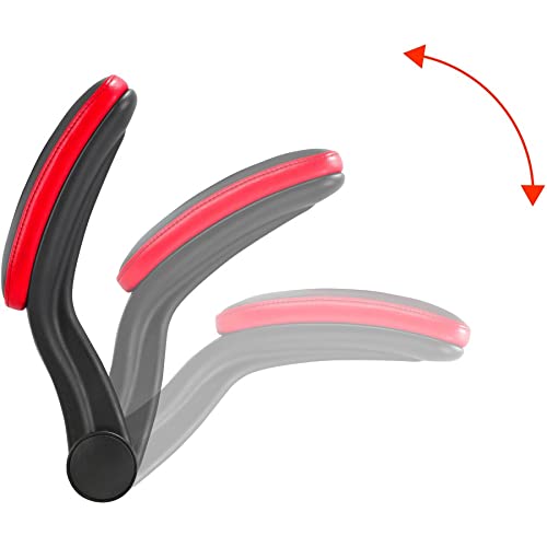 Lorell High-Back Gaming Chair, Red and Black