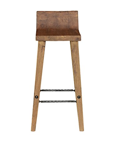 Reagan Low Back Barstool By Kosas Home, Honey Brown (Reagan Bar)