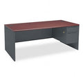 Hon- 38000 Series Single Pedestal Desk For "L" Workstation ,72X36 ,S/Pd ,Rt ,My/Ccl (Pack Of 2