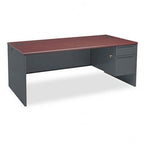 Hon- 38000 Series Single Pedestal Desk For "L" Workstation ,72X36 ,S/Pd ,Rt ,My/Ccl (Pack Of 2