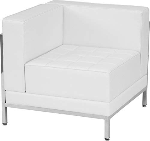 Flash Furniture Hercules Imagination Series White Leathersoft Sofa Set, 5 Pieces