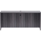 Lorell LLR69596 Weathered Charcoal Laminate- 66 x 24 x 29.5 in. Credenza Shell