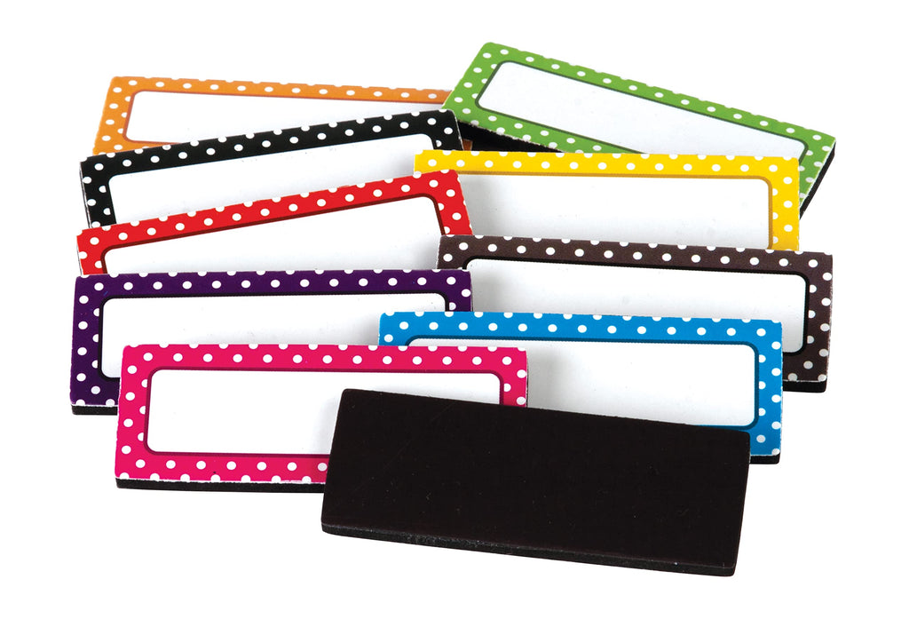 Teacher Created Resources Polka Dots Magnetic Labels 3' X 3'