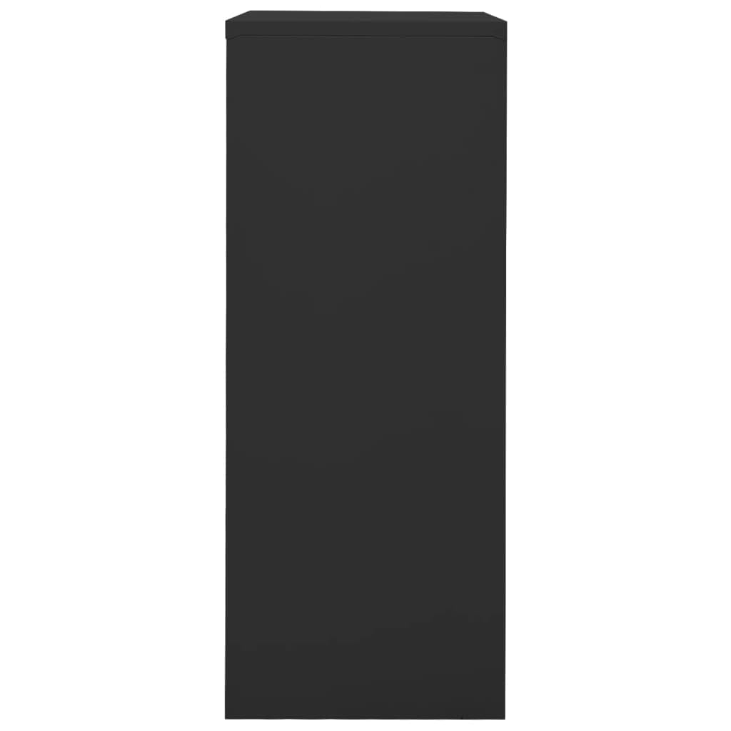 Vidaxl Office Cabinet Anthracite 35.4"X15.7"X40.2" Steel