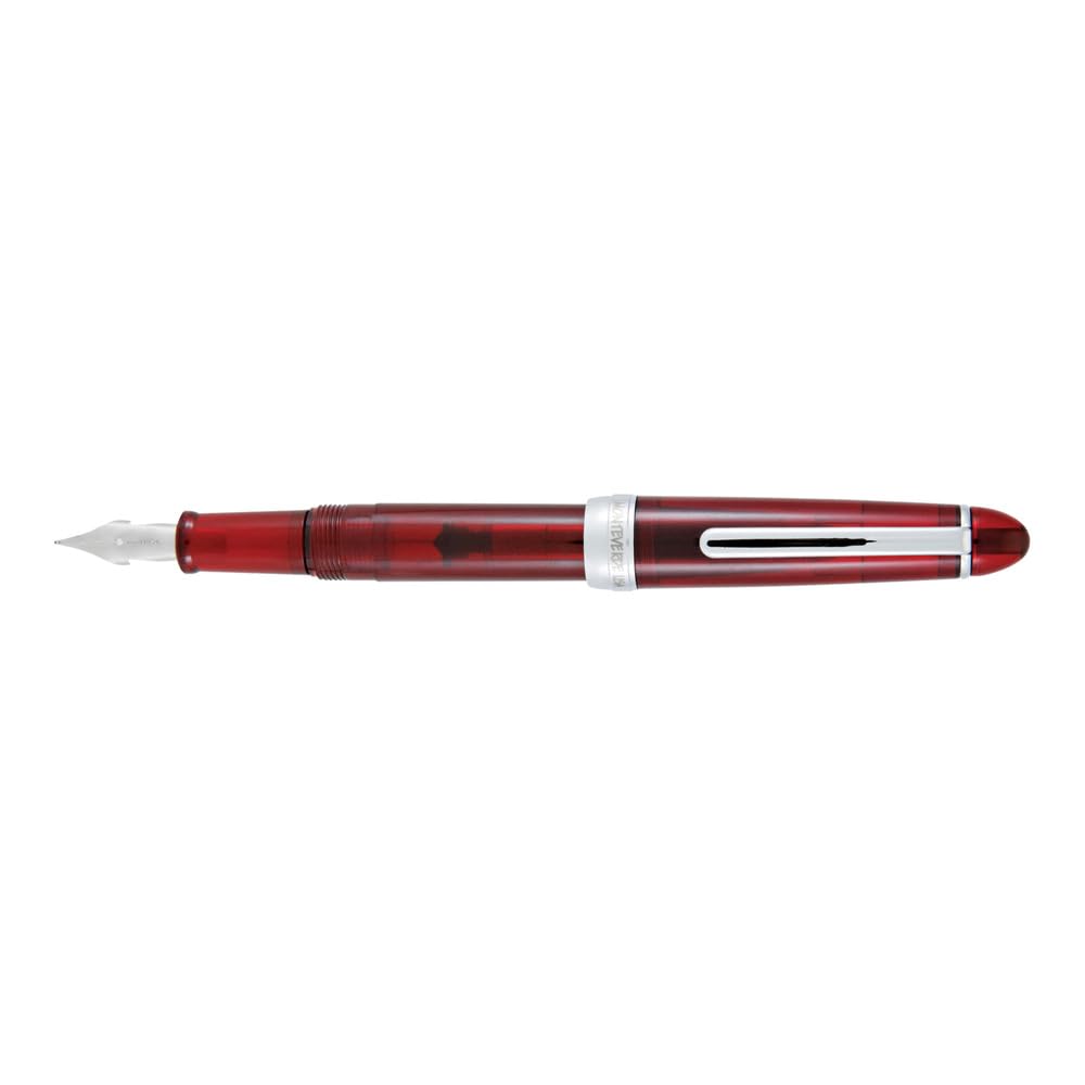 Monteverde Usa Monza 3 Fountain Pen Set (Red) - Medium, Fine, Omniflex Nib - Ideal Gift For Men & Women - Perfect For Office, Bu
