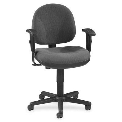 Wholesale Case Of 2 - Lorell Millenia Series Pneumatic Adj. Task Chairs-Adjustable Task Chair, 24&quot;X24&quot;X33&quot;-38&quot;, Gray