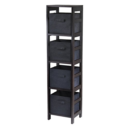 Ergode Wood Capri Folding Baskets - Set of 4 (92241-VV)