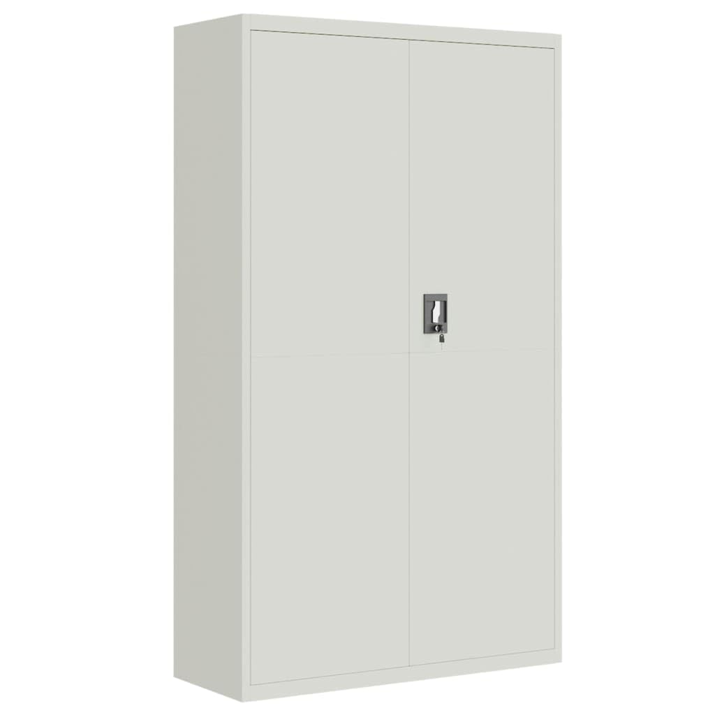 vidaXL Filing cabinet 105x40x180 cm steel light grey